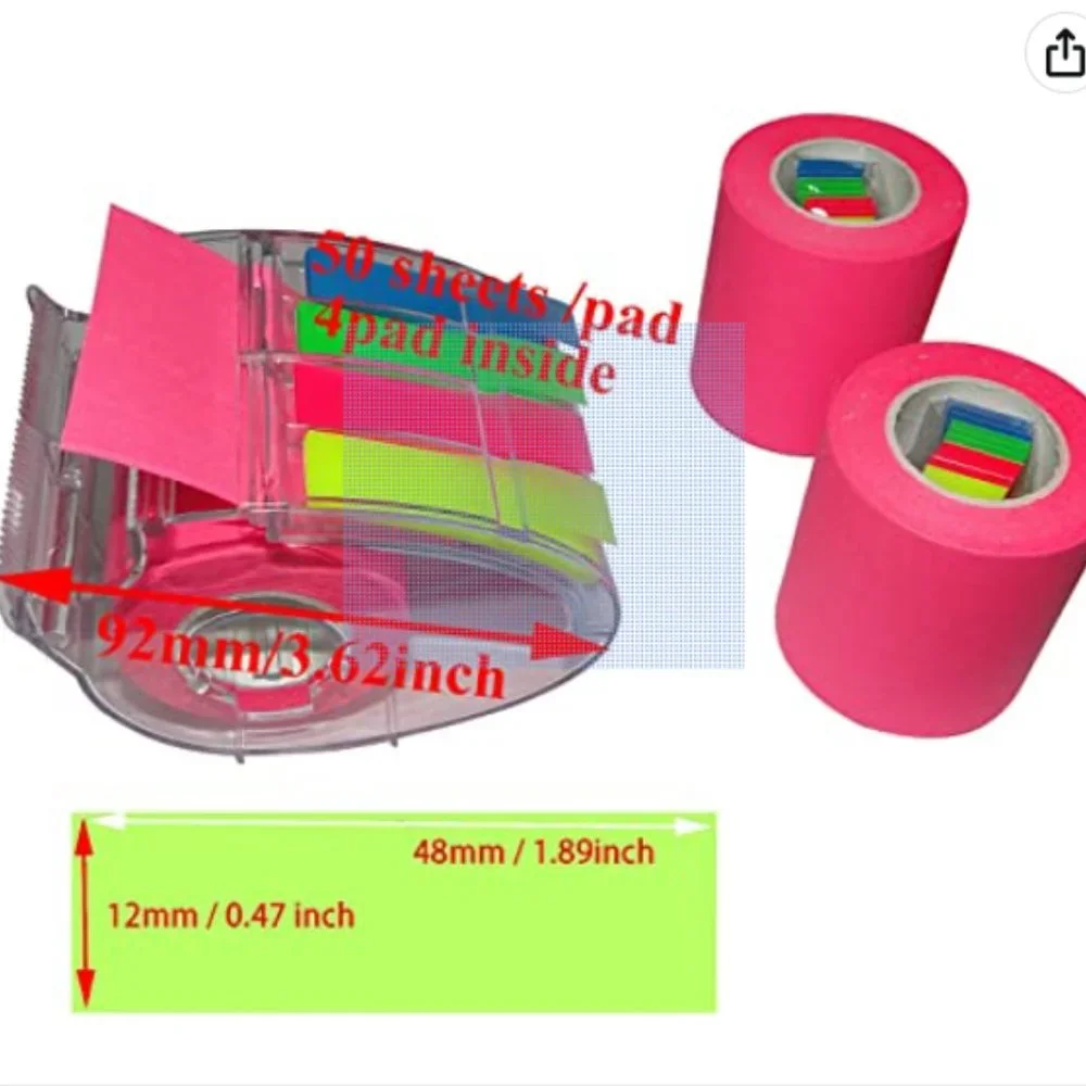 NWOT Pronoti Two Ways Paper and Film Marker Pop up Dispenser